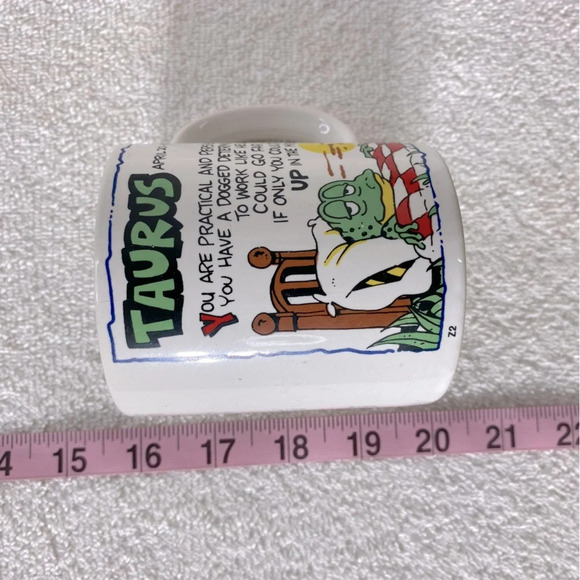 Vintage Contenova Collection Korea Ceramic Taurus Mug - Picture 9 of 9